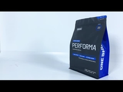 カスタマイズされた平底袋 プラスチック製の乳清タンパク質粉末 健康食品 包装袋  Zipper