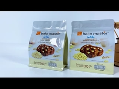 カスタマイズされたフラットボトムクッキーパッケージングポック スタンドアップポック チョコレートチップ ザイパー 食品パッケージング Ba