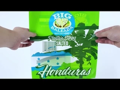 カスタムプリント プラスチック包装袋 3 サイドシール スナック 食品包装 ピタパンケーキ タコ