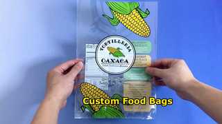 米粉ナッツ用のカスタム食品グレードの密封袋