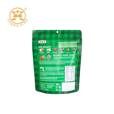 Moisture Proof EN137 Dry Fruits Packaging Pouch Zipper Lock Resealable