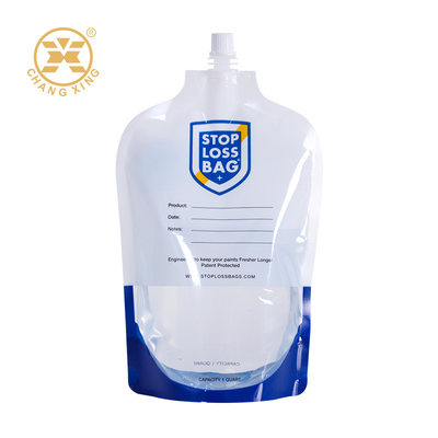 Customize Spout Pouch Stand Up Juice Pouch With Spout Food Grade Fit For Liquid Sample Retention