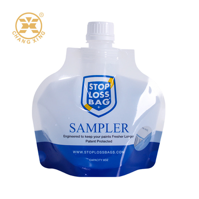 Customize Spout Pouch Stand Up Juice Pouch With Spout Food Grade Fit For Liquid Sample Retention