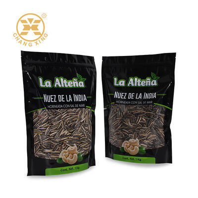 Food Grade Moisture Proof Stand Up Pouch with Resealable Zipper for Nuts and Dried Fruits