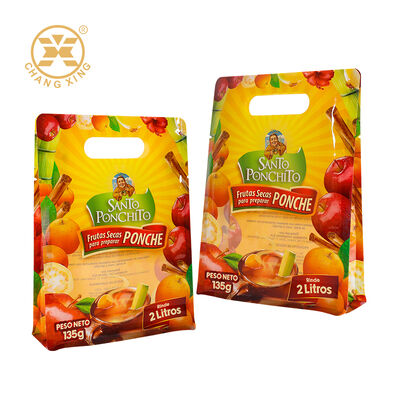 Custom Printed Flat Bottom Stand Up Pouch with Gravure Printing for Dried Food Packaging