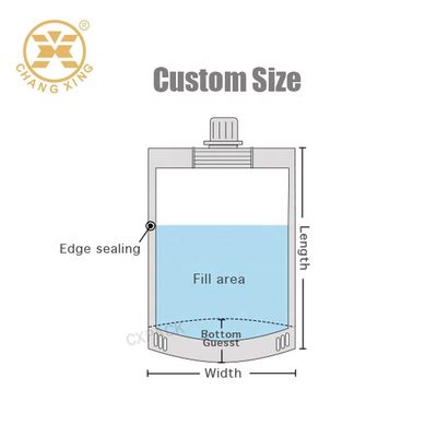 150ml 1L 5L Detergent Packaging Pouch