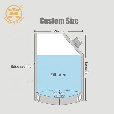 500g Mylar BOPP Plastic Detergent Packaging Pouch Agricultural Pesticide Transparent