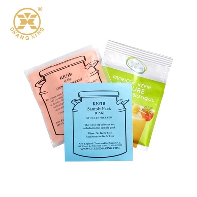 Three Sides  Facial Mask  Aluminum Foil Bags Cosmetic Pouch Packaging AL PE