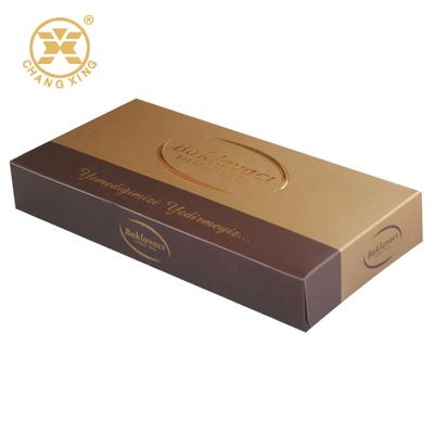 品質  UV Coating Chocolate Candy Gift Boxes Baklava Packaging Boxes Paper And Cardboard Packaging 工場