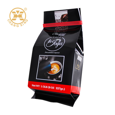 カスタム印刷ロゴ 250g 500g 1000g 1kg BOPP コーヒー豆ロールフィルム 食品包装袋 コーヒー豆包装袋