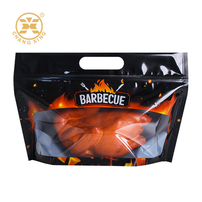 オーダーメイド プリント ザイパー プラスチック 包装 ローティシェリー ホットグリル 焼き鶏肉 デリー肉 湿度防止機能