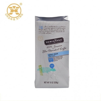 食品等級のALのPEのプラスチック コーヒー包装は弁が付いている4つのOzのコーヒー バッグを袋に入れる