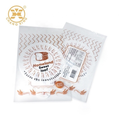 食品等級のプラスチック パン屋のパン包装のlldpeの食品包装のパン袋