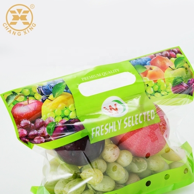 750g透明な合成の新鮮な果物の野菜包装のBoppのポリ袋